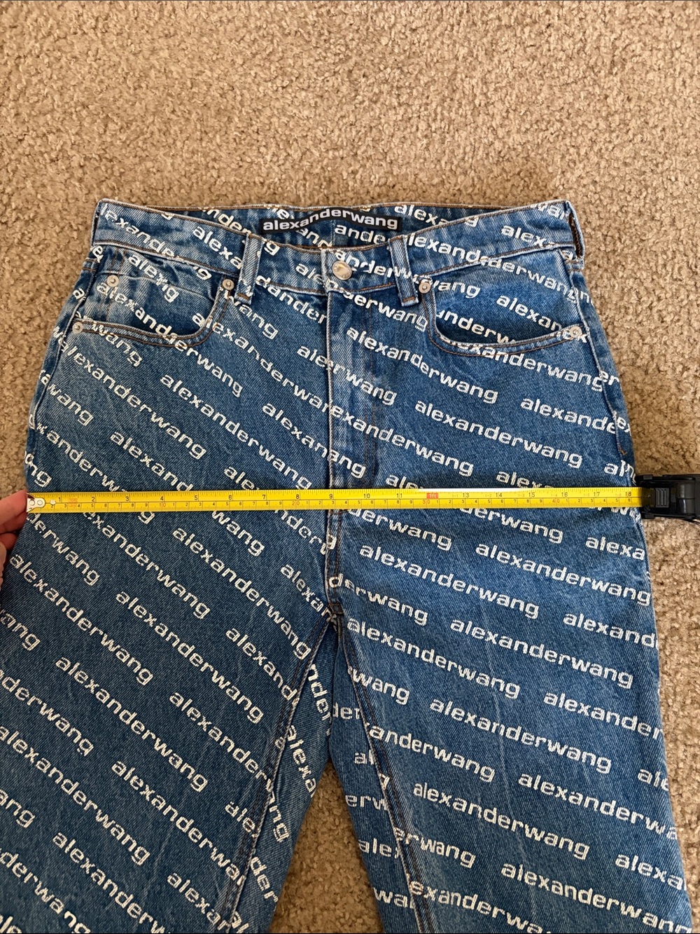 Alexander Wang Logo Jeans - Picture 10 of 10